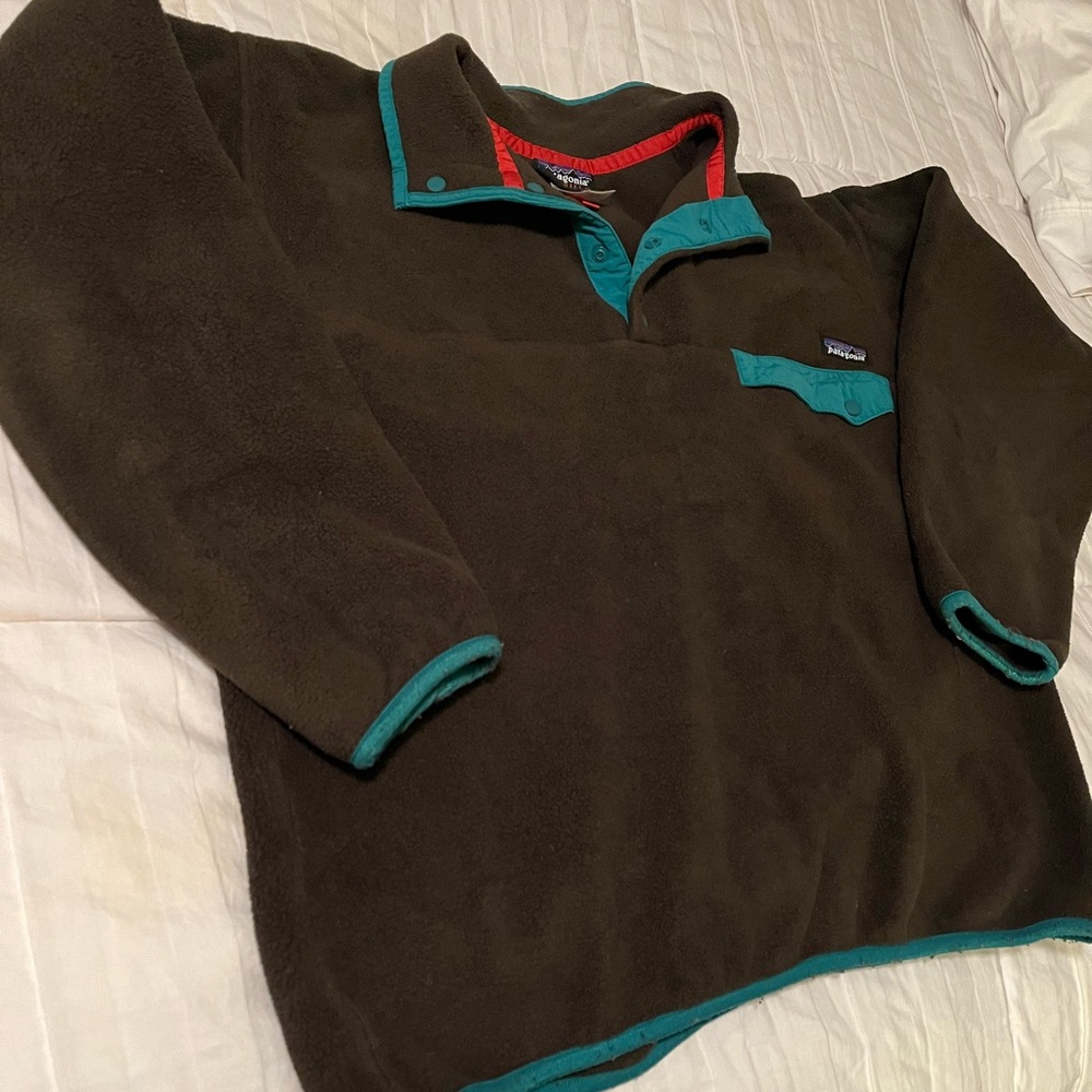 Patagonia Brown Synchilla Fleece Pullover